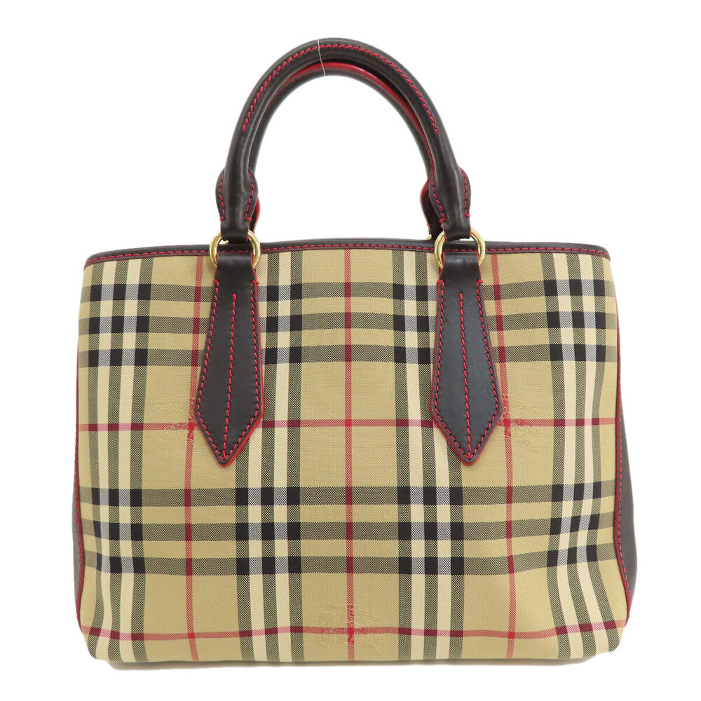 Burberry Canvas Nova Handbag Check
